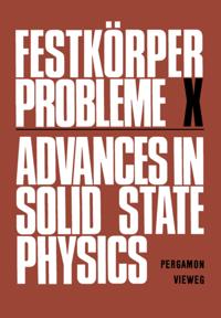 Advances in Solid State Physics