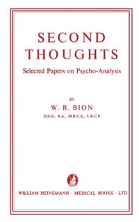 Second Thoughts