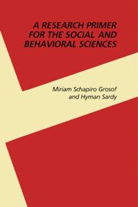 Research Primer for the Social and Behavioral Sciences