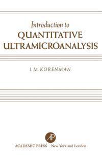 Introduction to Quantitative Ultramicroanalysis