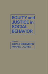 Equity and Justice in Social Behavior