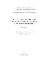 XXIVth International Congress of Pure and Applied Chemistry