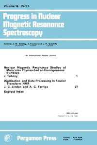 Progress in Nuclear Magnetic Resonance Spectroscopy