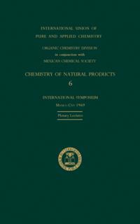 Chemistry of Natural Products: 6