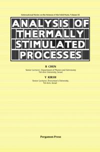 International Series on the Science of the Solid State