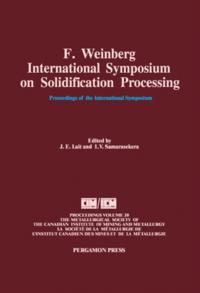 Proceedings of Metallurgical Society of Canadian Institute of Mining and Metallurgy