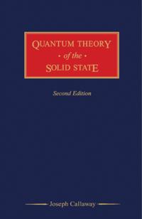 Quantum Theory of the Solid State