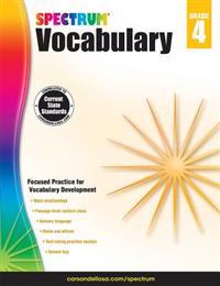 Spectrum Vocabulary Grade 4