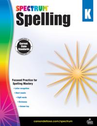 Spectrum Spelling, Grade K