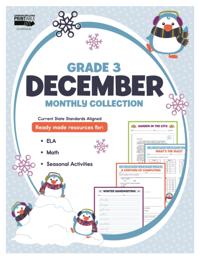 December Monthly Collection, Grade 3