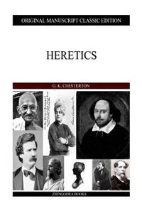 Kirjan kansi "Heretics"