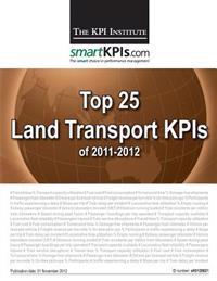 Top 25 Land Transport KPIs of 2011-2012
