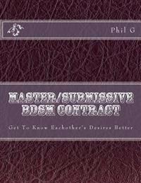 Master/submissive BDSM Contract