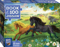 Book with 100-piece jigsaw: Black Beauty