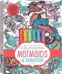 Kaleidoscope Colouring: Mermaids and Seahorses