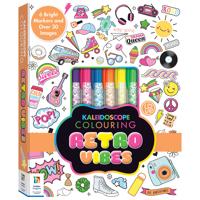Kaleidoscope Colouring Kit Retro Vibes