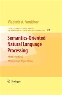 Bokomslag för "Semantics-Oriented Natural Language Processing"