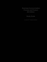 Business Communication, Process and Product
