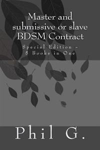 Master and Submissive or Slave Bdsm Contract