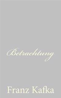 Kirjan kansi "Betrachtung"
