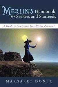 Kirjan kansi "Merlin's Handbook for Seekers and Starseeds"