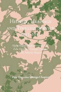 Kirjan kansi "History, Heritage and Timeless Service 1955-2013"