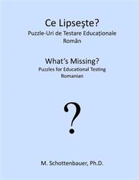 What's Missing? Puzzles for Educational Testing: Romanian
