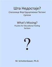 What's Missing? Puzzles for Educational Testing