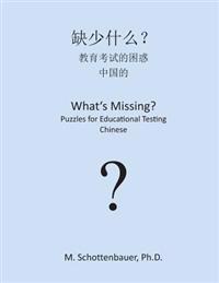 What's Missing? Puzzles for Educational Testing: Chinese
