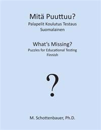 Mitä Puuttuu? Palapelit Koulutus Testaus: Suomalainen