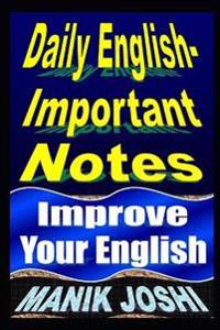 Daily English Important Notes