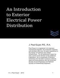 An Introduction to Exterior Electrical Power Distribution