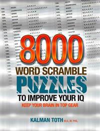 8000 Word Scramble Puzzles to Improve Your IQ