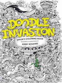Doodle Invasion Adult Coloring Book