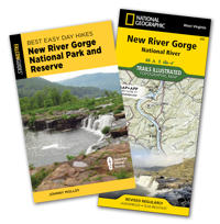 New River Gorge National Park and Preserve Best Easy Day Hiking Guide & Trail Map Bundle