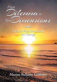 Kirjan kansi "From Dilemma to New Dimensions"
