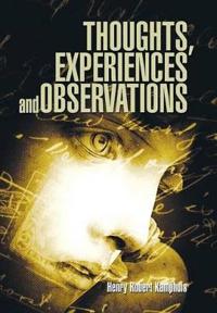Bokomslag for "Thoughts, Experiences and Observations"