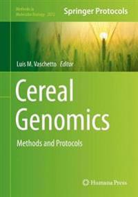 Bokomslag for "Cereal Genomics"