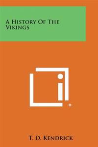 Kirjan kansi "A History of the Vikings"