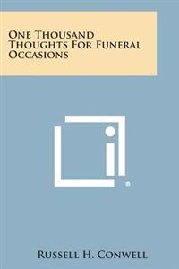 One Thousand Thoughts for Funeral Occasions