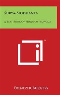 Bokomslag för "Surya-Siddhanta: A Text Book of Hindu Astronomy"