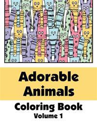 Bokomslag for "Adorable Animals Coloring Book"