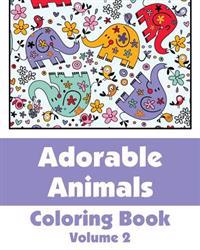 Bokomslag for "Adorable Animals Coloring Book"