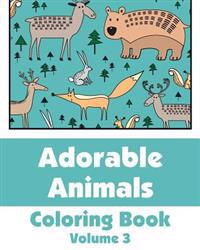 Bokomslag for "Adorable Animals Coloring Book"