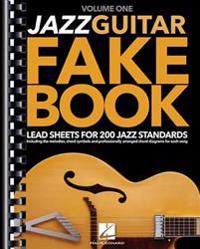 Jazz Guitar Fake Book: Lead Sheets for 200 Jazz Standards Guitar Chord Symbols and Diagrams for Easy Playing Jazz Sheet Music Songbook for Beginners and Pro Players