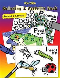 [ Two YEHs ] Coloring & Activity Book - Animal: English - Korean