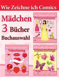 Wie Zeichne ich Comics: Buchauswahl - 3 Bücher: Mädchen