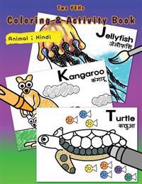 [ Two YEHs ] Coloring & Activity Book - Animal 2: English - Hindi
