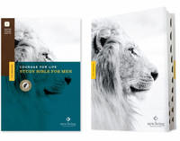 NLT Courage for Life Study Bible for Men (Hardcover, Indexed, Filament Enabled)