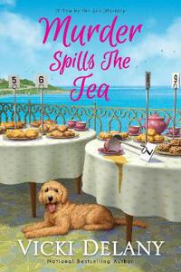 Kirjan kansi "Murder Spills the Tea"